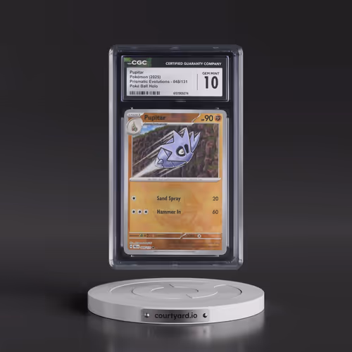 2024 Prismatic Evolutions - PRE EN #048/131 Pupitar - Poké Ball Holo (CGC 10 GEM MINT)