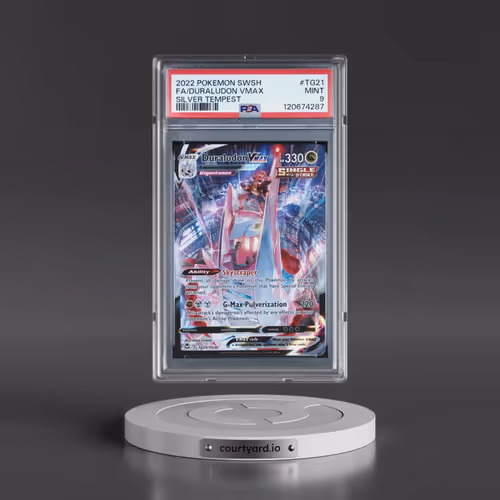 2022 Pokémon Sword & Shield Silver Tempest #TG21 Duraludon Vmax - Full Art (PSA 9 MINT)
