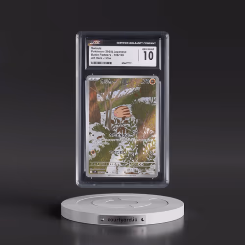 2025 Pokémon SV9-Battle Partners #106 Swinub - Art Rare (CGC 10 GEM MINT)