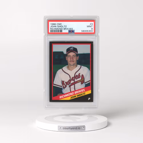 1988 CMC Richmond Braves #3 John Smoltz (PSA 9 MINT)