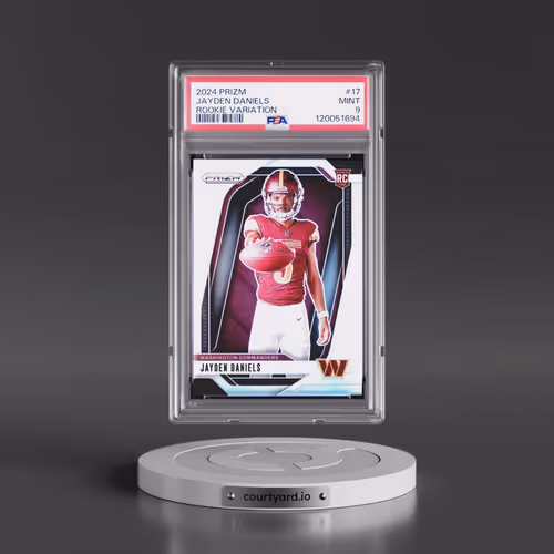 2024 Panini Prizm Rookie Variation #17 Jayden Daniels (PSA 9 MINT)