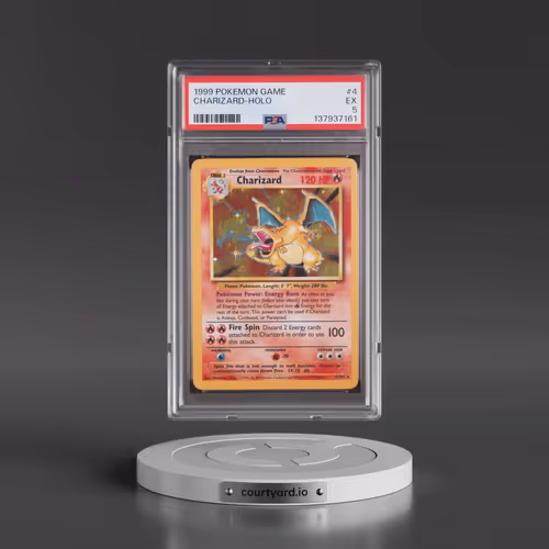 1999 Pokémon Game #4 Charizard - Holo (PSA 5 EX)