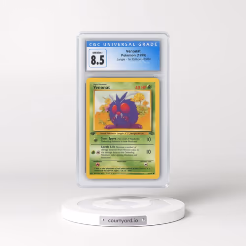 1999 Jungle #63/64 Venonat - 1st Edition 1st Edition (CGC 8.5 NM-MT+)
