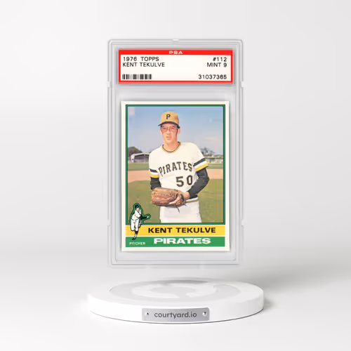 1976 Topps #112 Kent Tekulve (PSA 9 MINT)