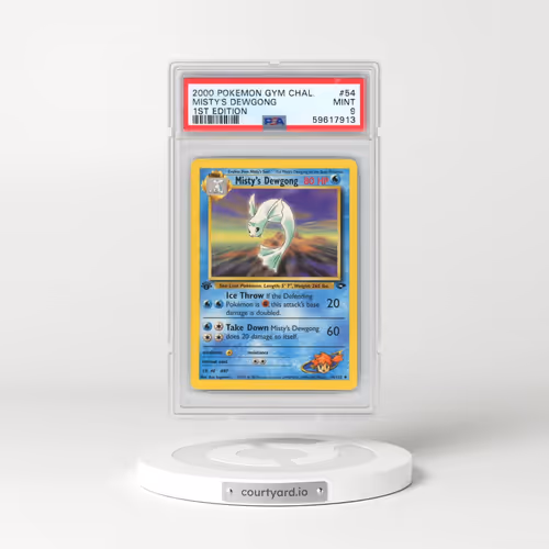 2000 Pokémon Gym Challenge #54 Misty's Dewgong - 1st Edition (PSA 9 MINT)