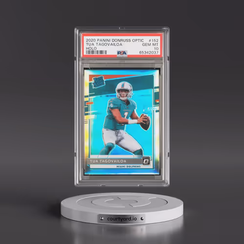 2020 Panini Donruss Optic #152 Tua Tagovailoa - Holo (PSA 10 GEM MINT)