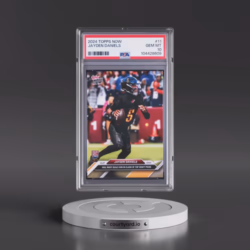 2024 Topps Now #11 Jayden Daniels (PSA 10 GEM MINT)