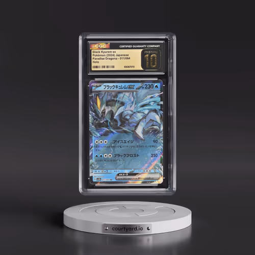 2024 Paradise Dragona - sv7a #011/064 Black Kyurem ex - Holo (CGC 10 PRISTINE)