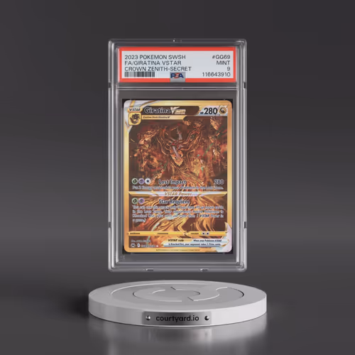 2023 Pokémon Sword and Shield Crown Zenith #GG69 Giratina Vstar - Full Art Secret (PSA 9 MINT)