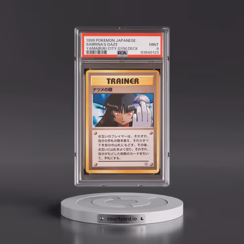 1999 Pokémon Yamabuki City Gym Deck Sabrina's Gaze (PSA 9 MINT)