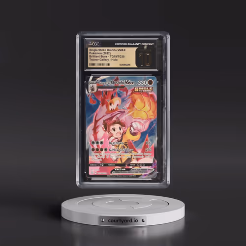 2022 Brilliant Stars #TG19/TG30 Single Strike Urshifu VMAX - Trainer Gallery Holo (CGC 10 PRISTINE)