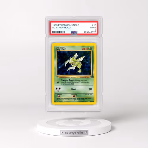 1999 Pokémon Jungle #10 Scyther - Holo (PSA 9 MINT)
