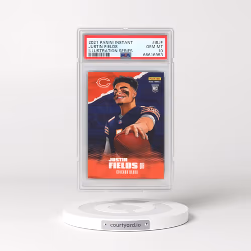 2021 Panini Instant Illustration Series #ISJF Justin Fields (PSA 10 GEM MINT)