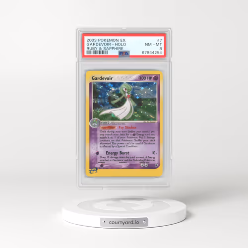 2003 Pokémon EX Ruby & Sapphire #7 Gardevoir - Holo (PSA 8 NM-MT)