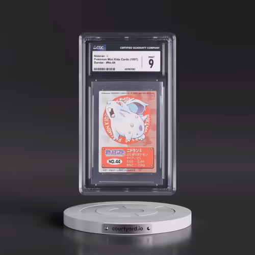1997 New Pokémon Kids 2 (Toys 71-88 on Back) #44 Nidoran ö (CGC 9 MINT)