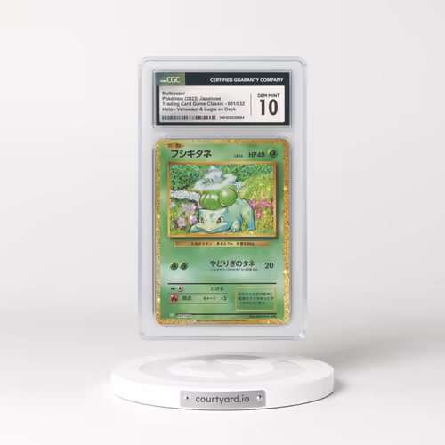 2023 Japanese Trading Card Game Classic #1 Bulbasaur - Holo (CGC 10 GEM MINT)