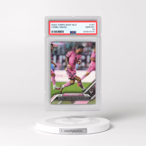 2024 Topps Now MLS #147 Lionel Messi (PSA 10 GEM MINT)
