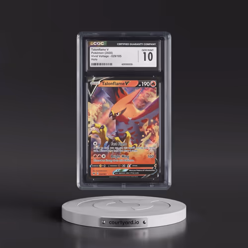 2020 Vivid Voltage #029/185 Talonflame V - Holo (CGC 10 GEM MINT)