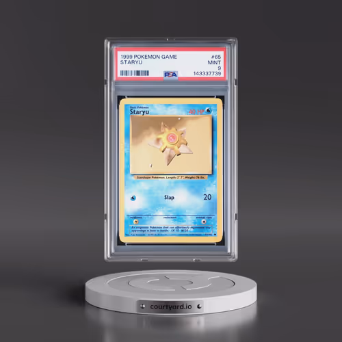 1999 Pokémon Game #65 Staryu (PSA 9 MINT)