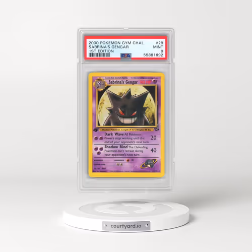 2000 Pokémon Gym Challenge #29 Sabrina's Gengar - 1st Edition (PSA 9 MINT)