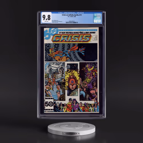 Crisis on Infinite Earths #11 CGC 9.8 White Pages (DC Comics, 2/86) - Universal