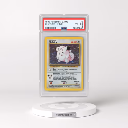 1999 Pokémon Game #5 Clefairy - Holo (PSA 4 VG-EX)