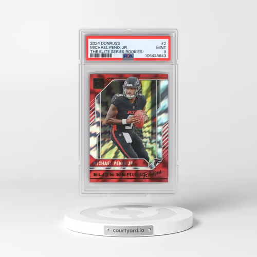2024 Panini Donruss the Elite Series Rookies #2 Michael Penix Jr. (PSA 9 MINT)