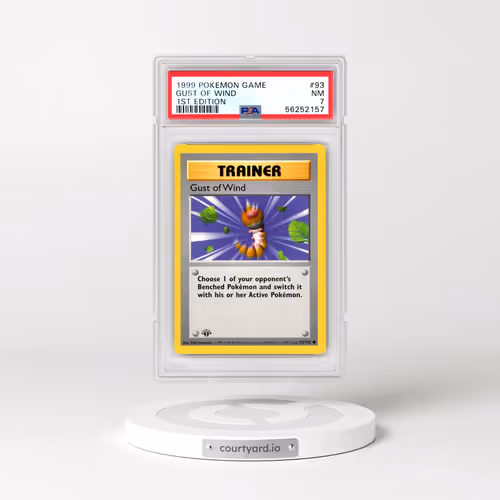 1999 Pokémon Game #93 Gust of Wind - 1st Edition (PSA 7 NM)