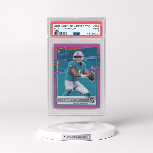 2020 Panini Donruss Optic #152 Tua Tagovailoa - Pink (PSA 9 MINT)