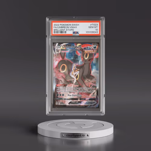 2022 Pokémon Sword & Shield Brilliant Stars #TG23 Umbreon Vmax - Full Art (PSA 10 GEM MINT)