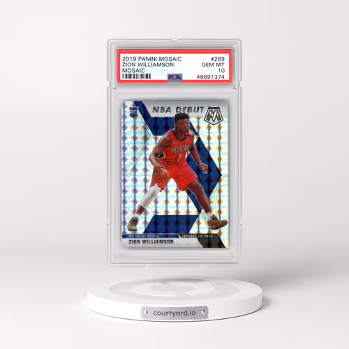 2019 Panini Mosaic #269 Zion Williamson - Mosaic (PSA 10 GEM MINT)