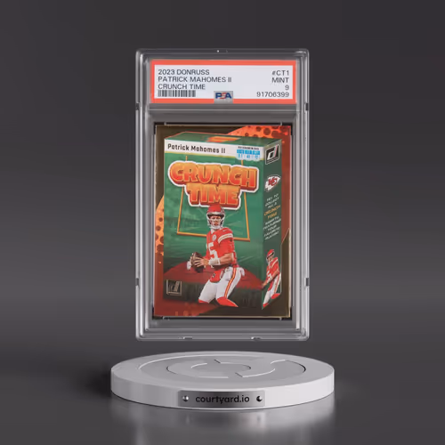 2023 Panini Donruss Crunch Time #CT1 Patrick Mahomes II (PSA 9 MINT)