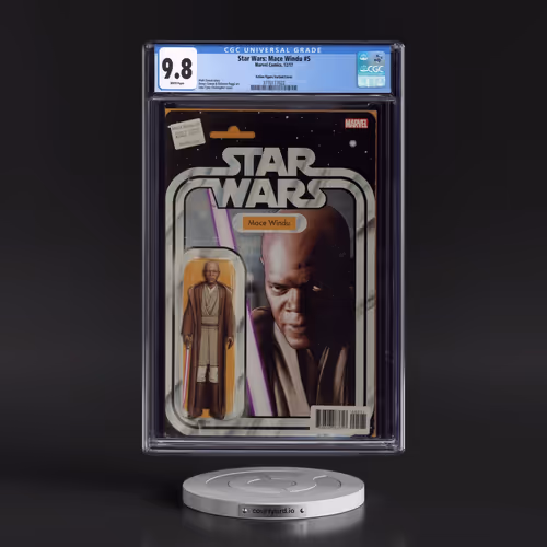 Star Wars: Mace Windu #5 CGC 9.8 White Pages (Marvel Comics, 12/17) - Universal Action Figure Varian