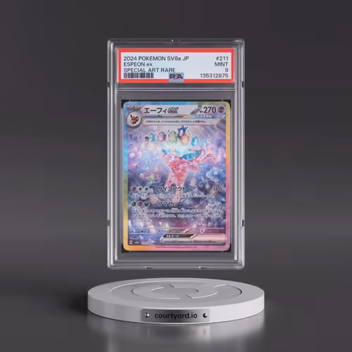 2024 Pokémon Sv8a-Terastal Fest EX #211 Espeon EX - Holo Special Art Rare (PSA 9 MINT)