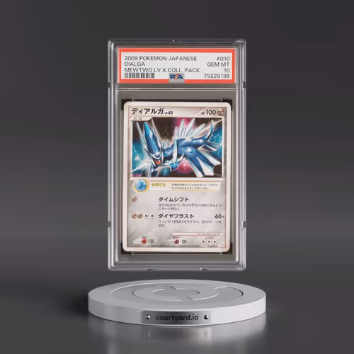 2009 Pokémon Mewtwo LV.X Collection Pack #010 Dialga (PSA 10 GEM MINT)