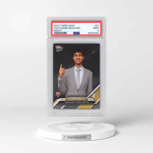 2024 Topps Now Draft #D1 Zaccharie Risacher (PSA 9 MINT)