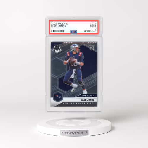 2021 Panini Mosaic #245 Mac Jones (PSA 9 MINT)