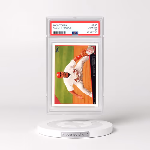2009 Topps #290 Albert Pujols (PSA 10 GEM MINT)