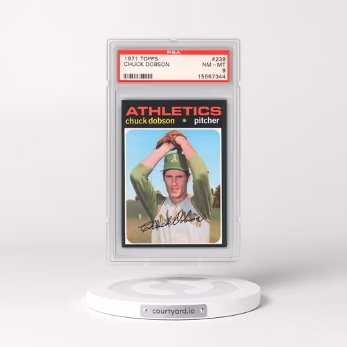 1971 Topps #238 Chuck Dobson (PSA 8 NM-MT)