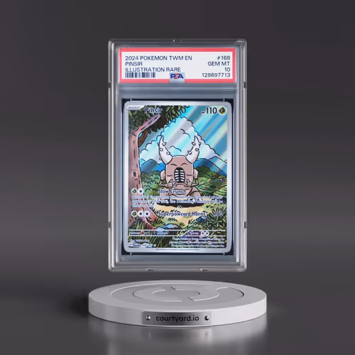 2024 Pokémon Twm EN-Twilight Masquerade #168 Pinsir - Illustration Rare (PSA 10 GEM MINT)