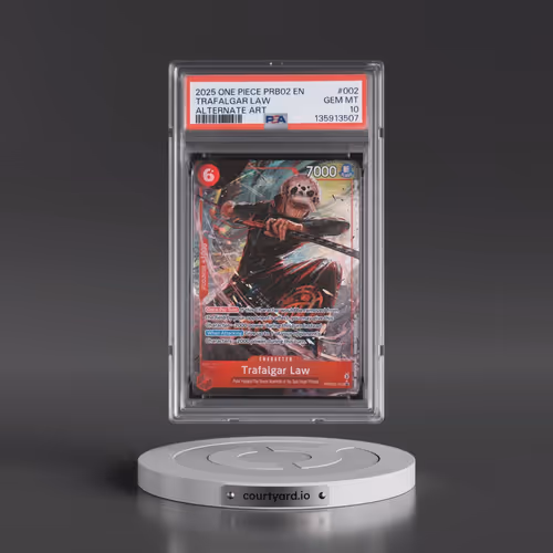 2025 One Piece PRB02-Premium Booster -One Piece Card the Best- Vol.2 #002 Trafalgar Law - Alternate
