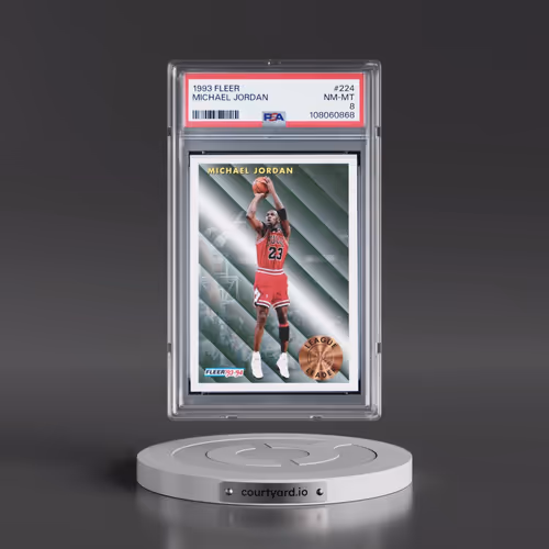 1993 Fleer #224 Michael Jordan (PSA 8 NM-MT)