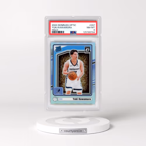 2024 Panini Donruss Optic #287 Yuki Kawamura - Holo (PSA 8 NM-MT)