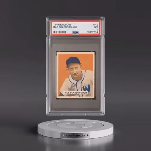 1949 Bowman #140 Rae Scarborough (PSA 7 NM)