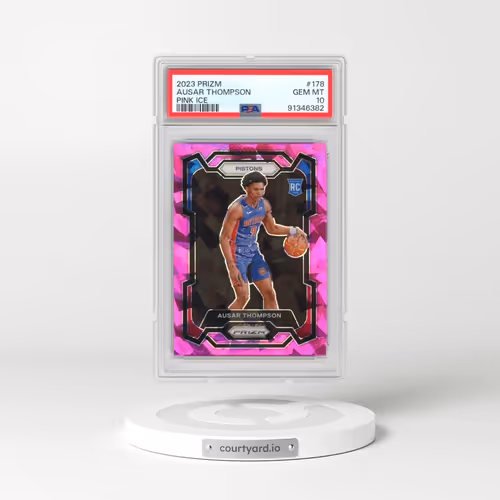 2023 Panini Prizm #178 Ausar Thompson - Pink Ice (PSA 10 GEM MINT)