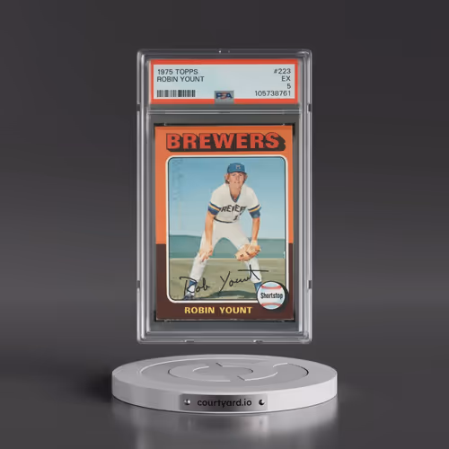 1975 Topps #223 Robin Yount (PSA 5 EX)