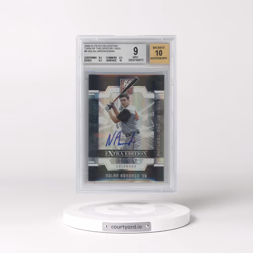 2009 Donruss Elite Extra Edition Signature Turn of the Century #6 Nolan Arenado AU/844 (BGS 9 MINT)
