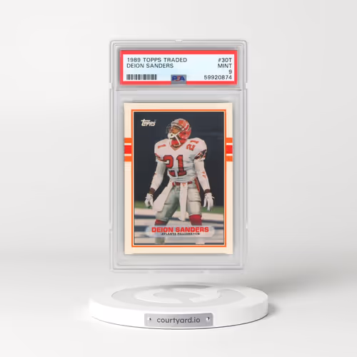 1989 Topps Traded #30T Deion Sanders (PSA 9 MINT)