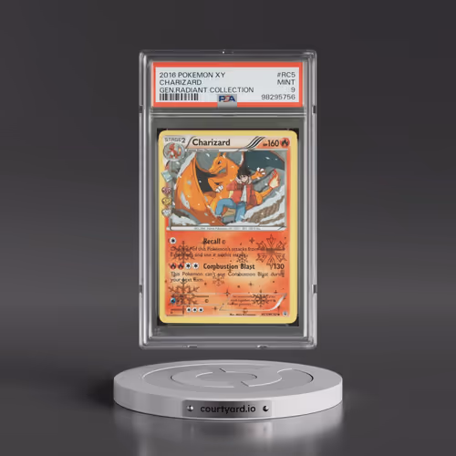 2016 Pokémon XY Generations Radiant Collection #RC5 Charizard (PSA 9 MINT)