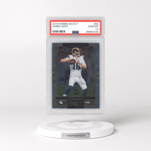 2016 Panini Select #63 Jared Goff (PSA 10 GEM MINT)